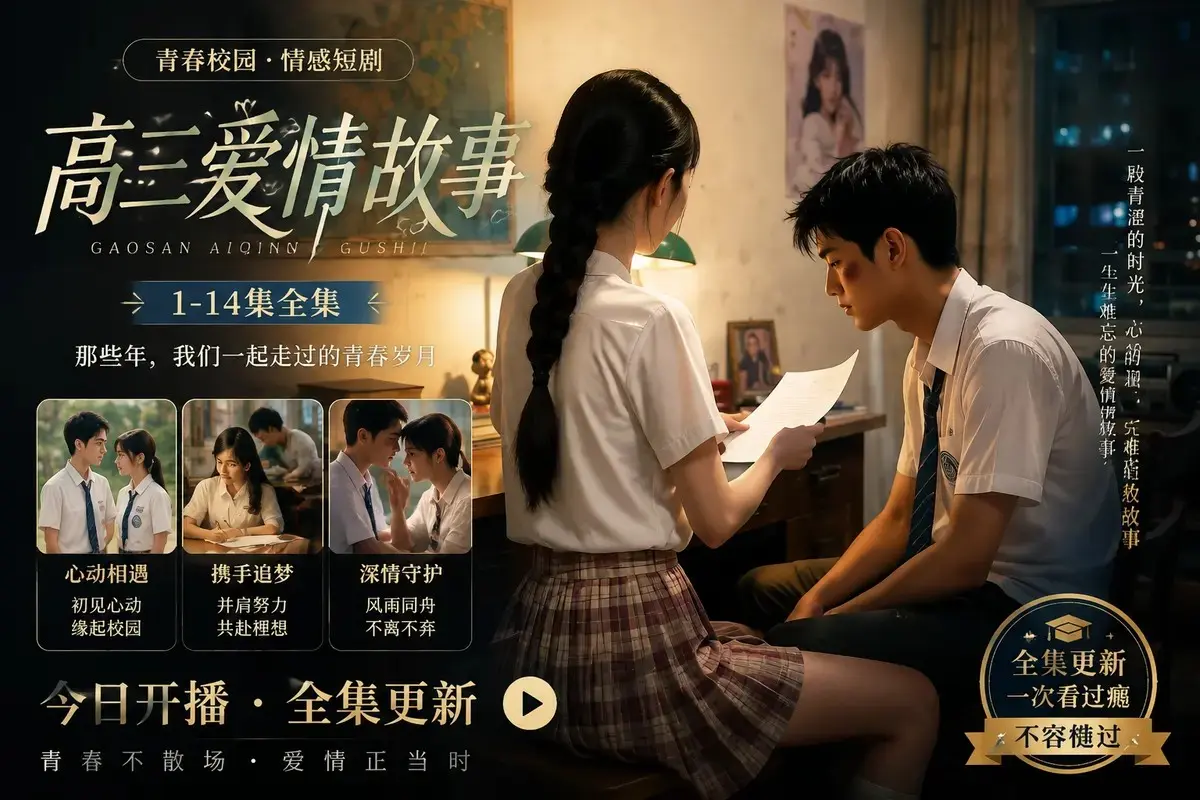《高三爱情故事》黄果魔改AI短剧系列-高清未删减全集在线观看-蓝光修复中字版-百度阿里云盘资源直链-全程高能无尿点免费看